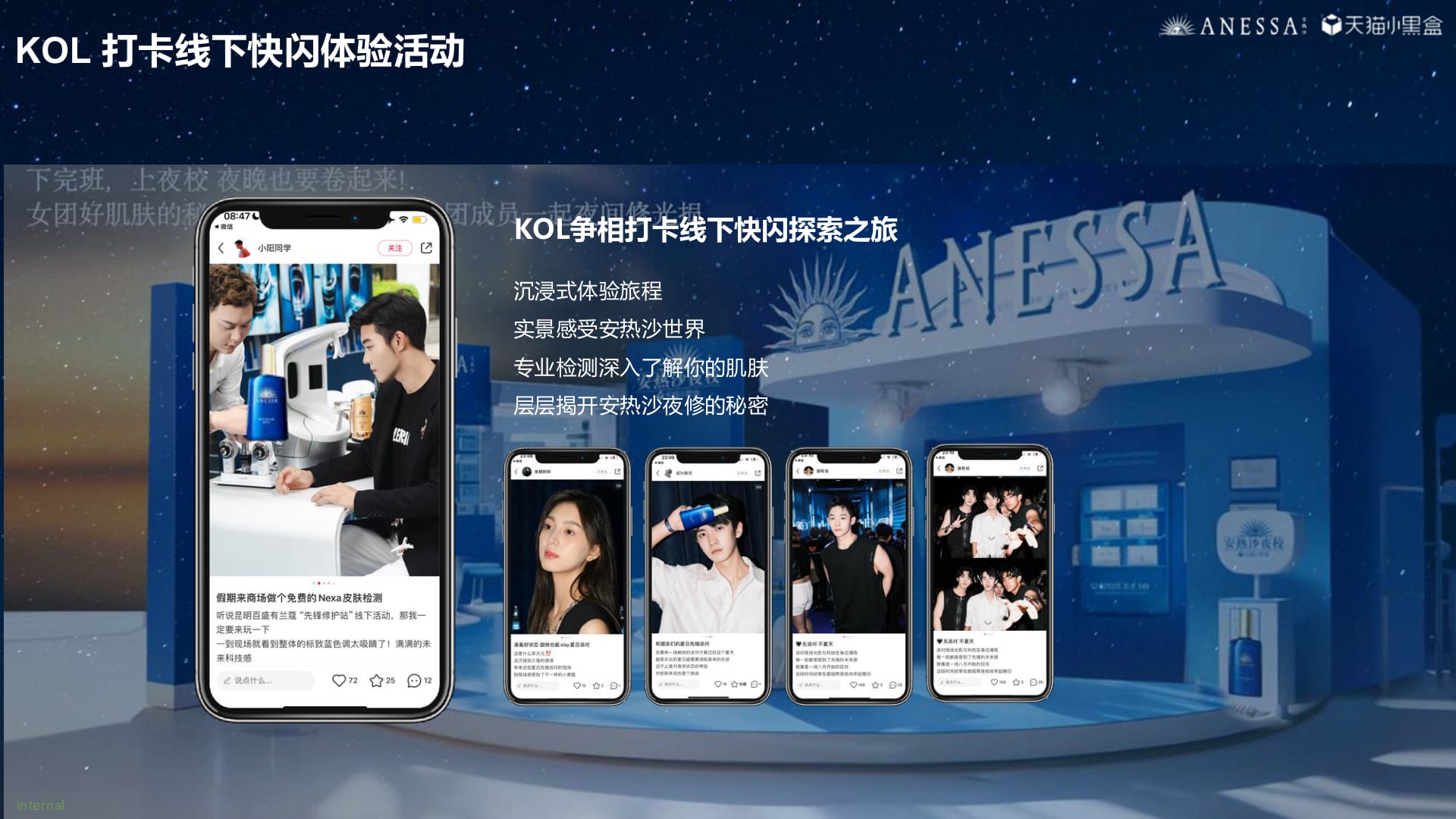 Anessa Night School pop-up: Nexa skin analysis and night-repair experience