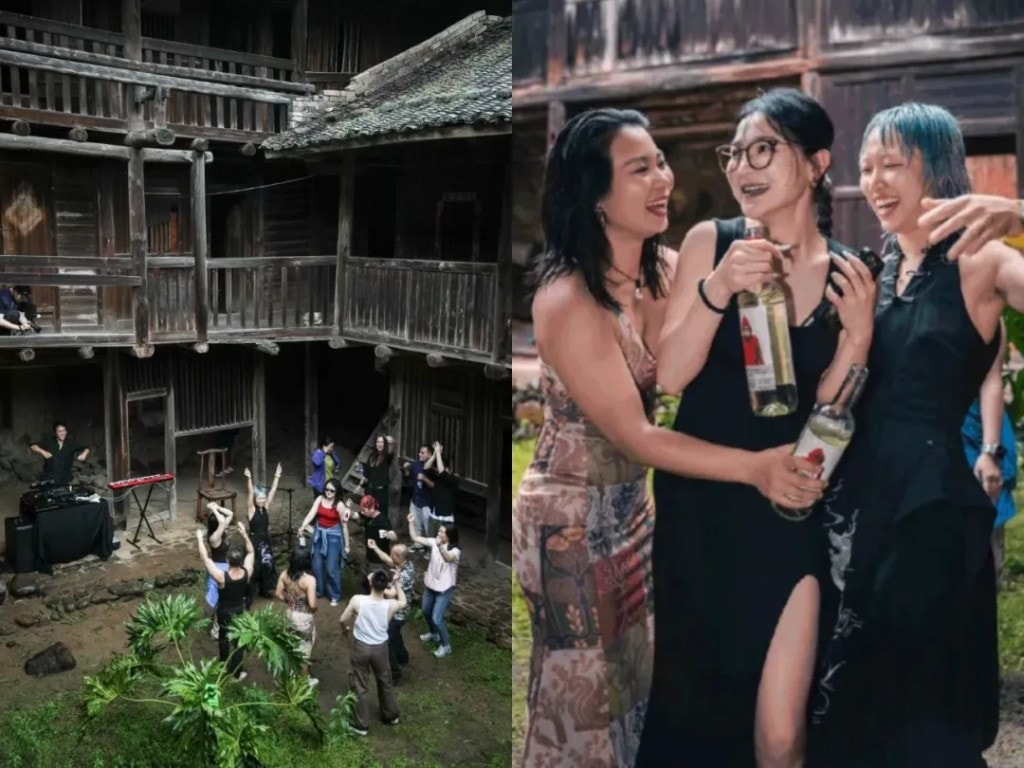 敬新青年 · 古建派对与持瓶合影