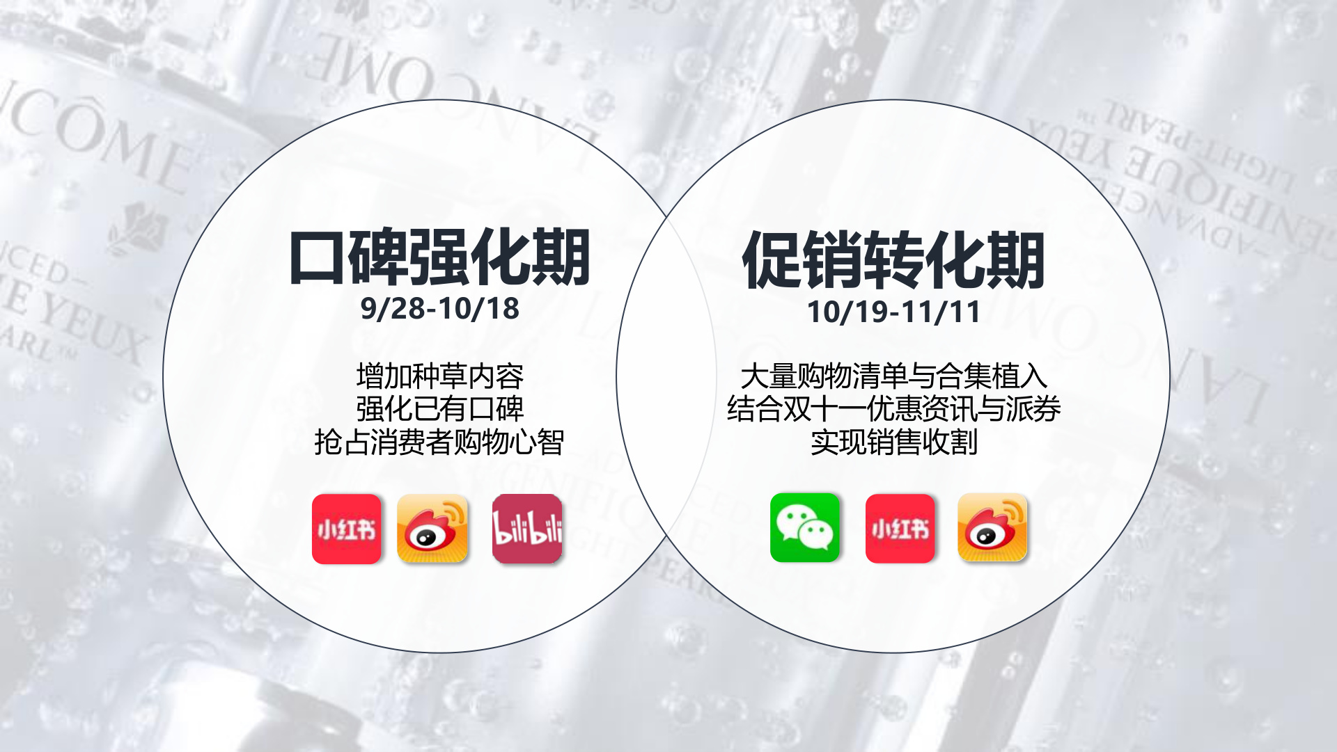 双阶段节奏：口碑强化期与促销转化期